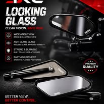 Motorcycle Looking Glass